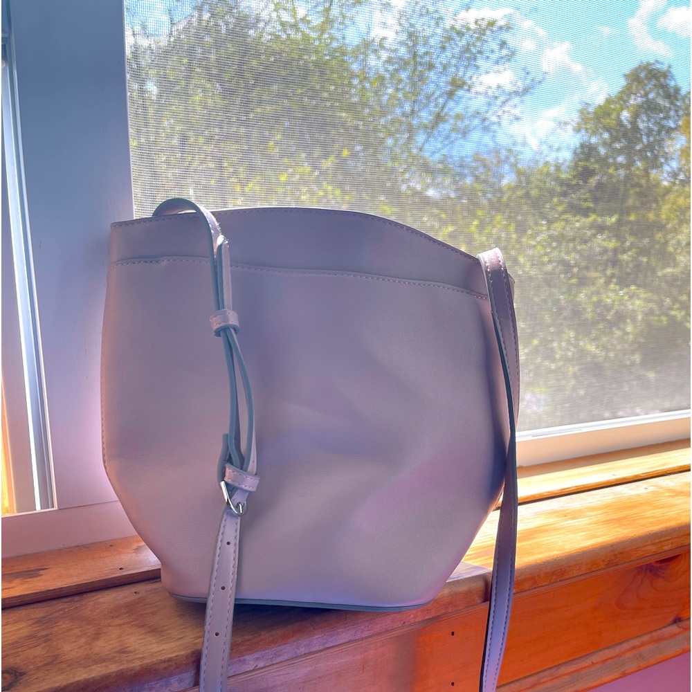 Brand new dusty rose color, bucket bag